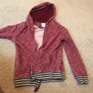 Boys zip up sweat shirt